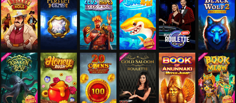 Explore a vast library of slot games at RTbet Casino.