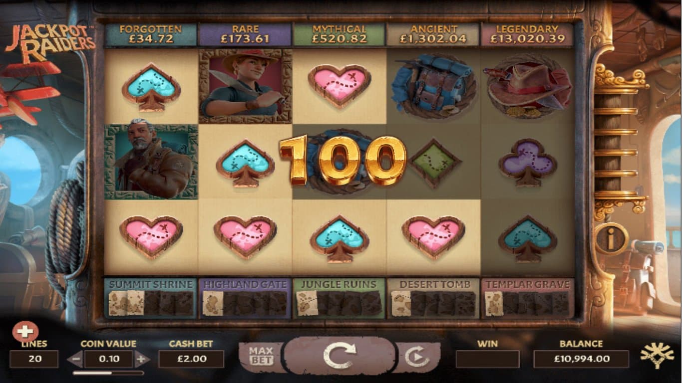 Jackpot Raiders Slot Gameplay