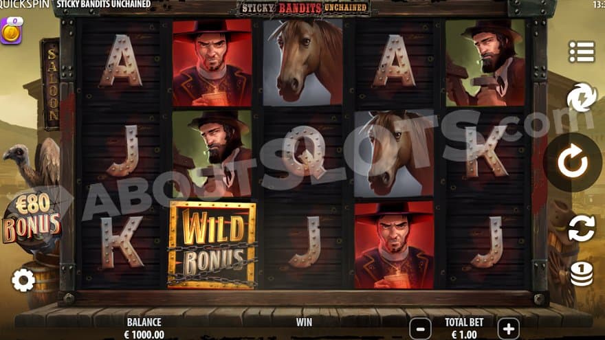 A casino slot in the Wild West.