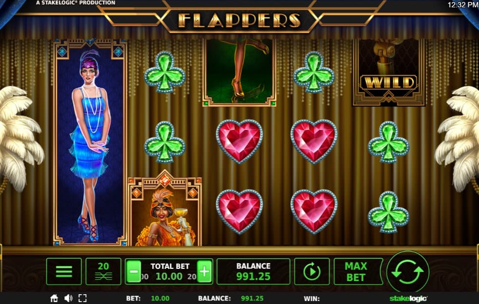 Flappers Slot Gameplay