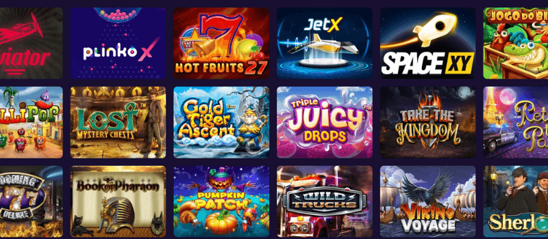 Play a variety of thrilling slot games at LuckyChoo Casino.