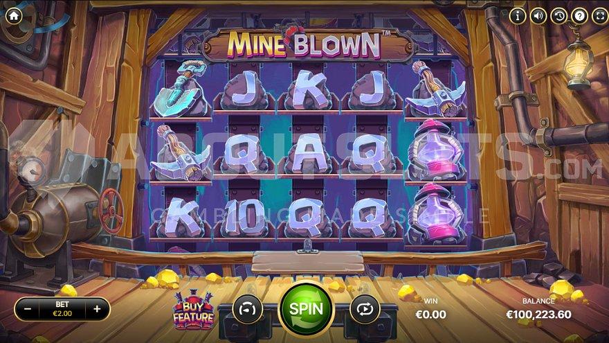 A casino slot in a mine.