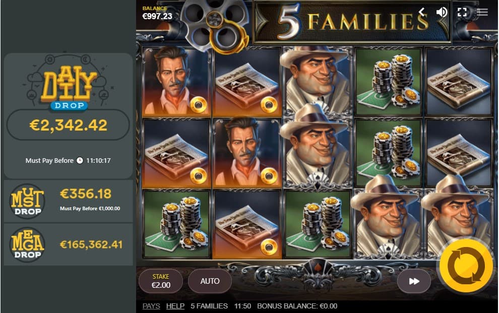 5-families-slot-gameplay