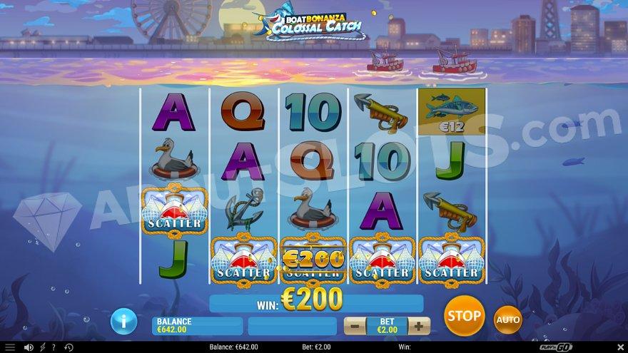 Five Scatter Symbols trigger the Free Spins and awards 100X the bet.