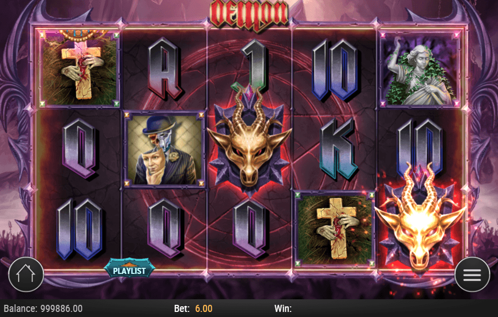 Demon slot gameplay