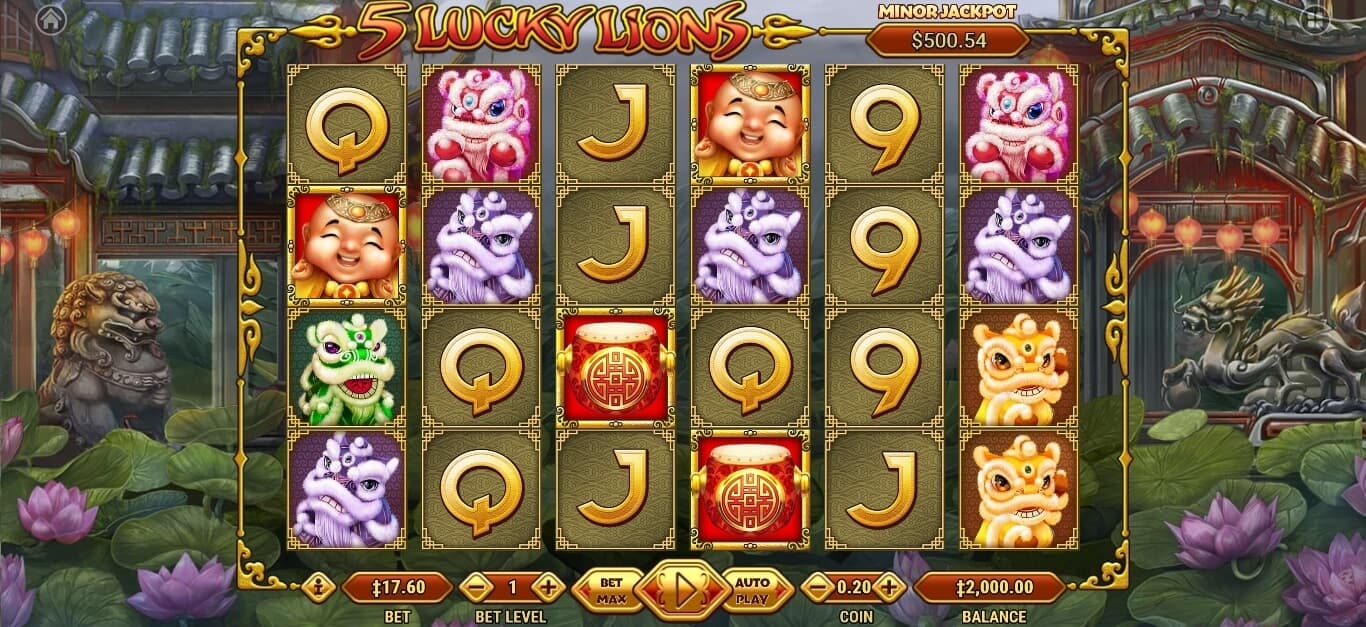 5 lucky lions slot