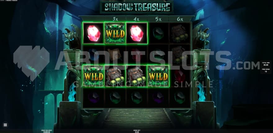 A screenshot of the Free Spins feature