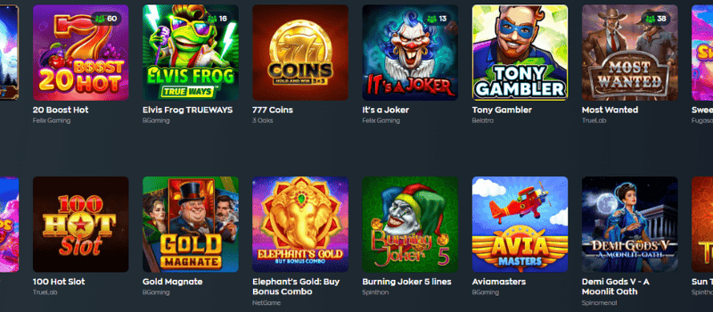 Uncover a world of themes and features in the diverse slot library at Vave Casino.