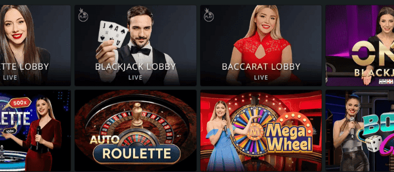 Experience the thrill of live casino games with real dealers at Whamoo Casino.