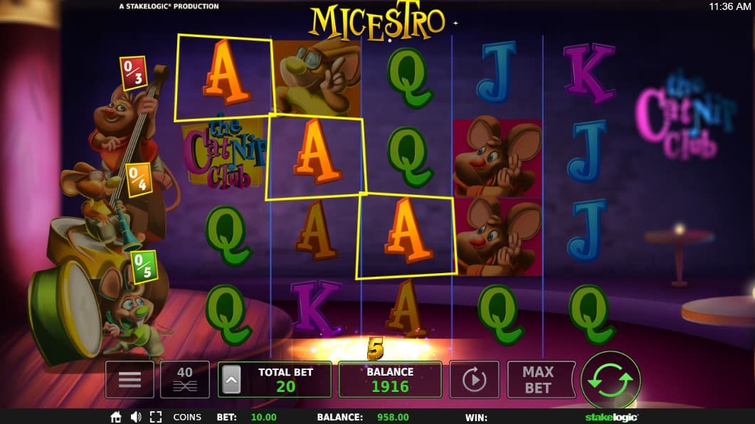 Micestro Slot Gameplay