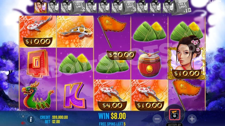 An image of the Free Spins feature