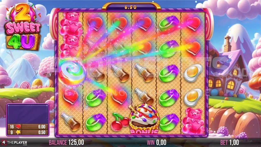 The Doubler Symbol doubles symbols on rows 1 and 2.