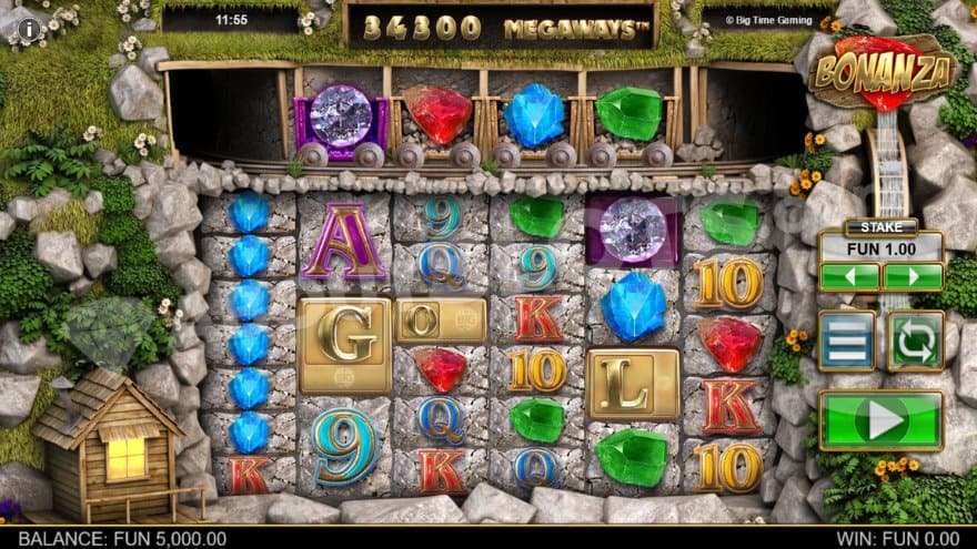 Base game with a small house down at the left.