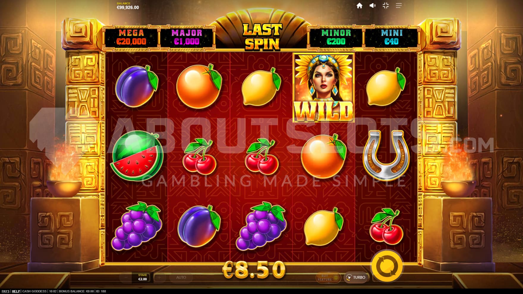 Wild Symbol on reel 4