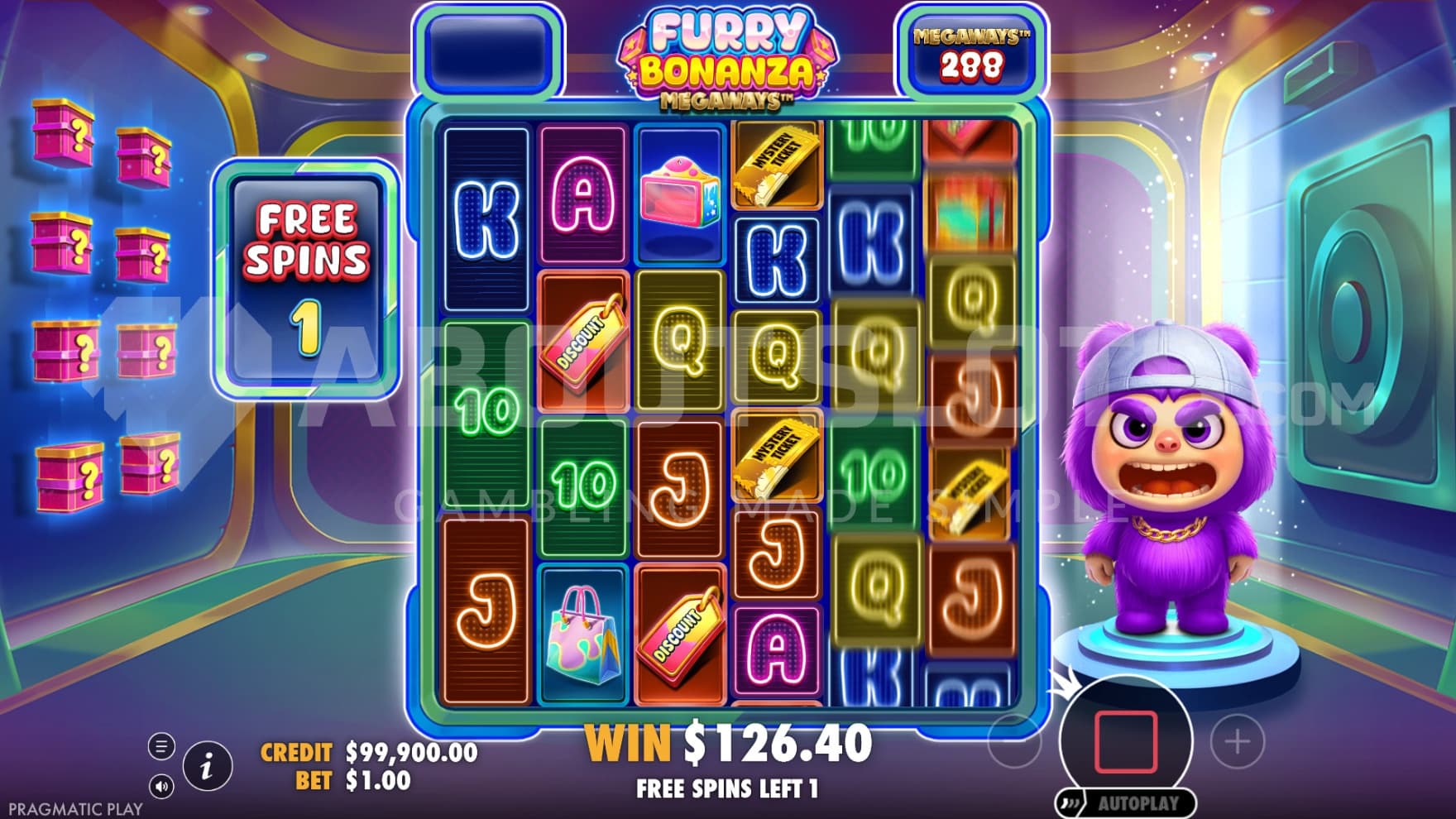 Free Spins come with varying amount of Spins and Wild Multipliers