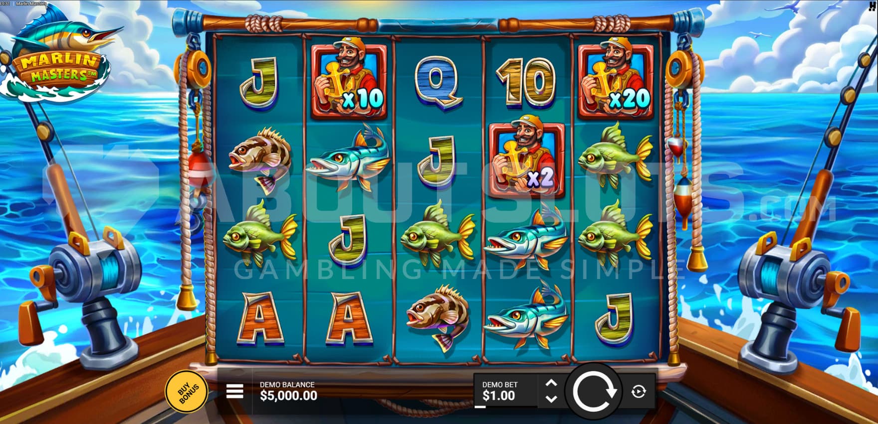 Bonus Buy in left corner