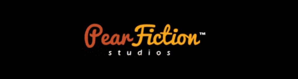 Pear Fiction Studios Banner showing logo