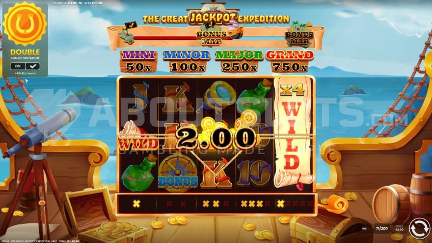 Wild Symbol on reel 5