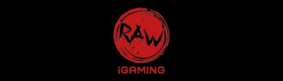 Raw iGaming Banner showing logo