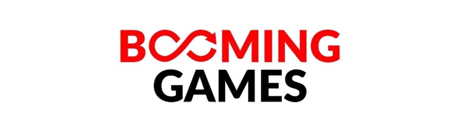 Booming Games Banner showing logo