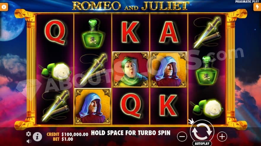 Base game with a big full moon in the background.