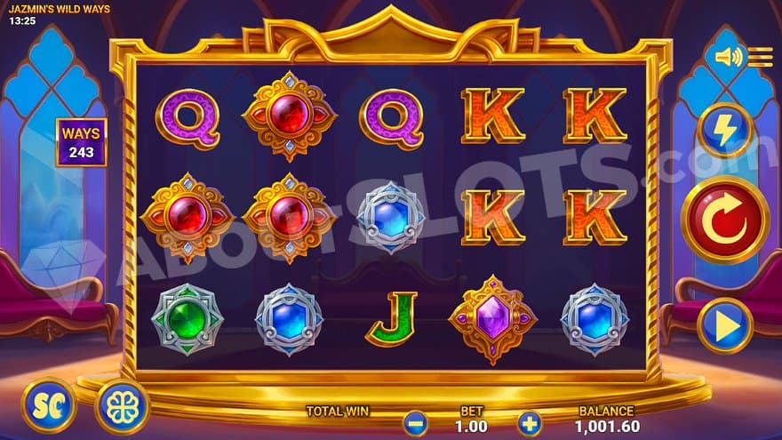 A casino slot with 5 reels and 3 rows.