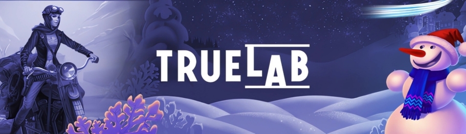 TrueLab Banner showing logo