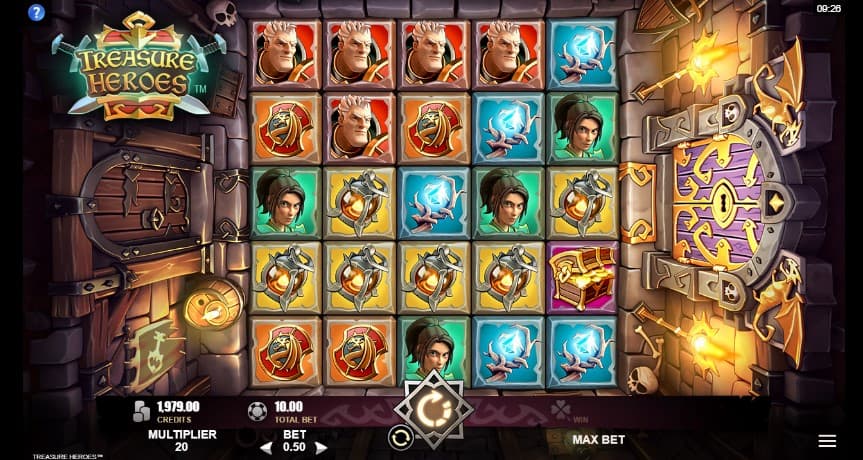 Treasure Heroes Slot Gameplay